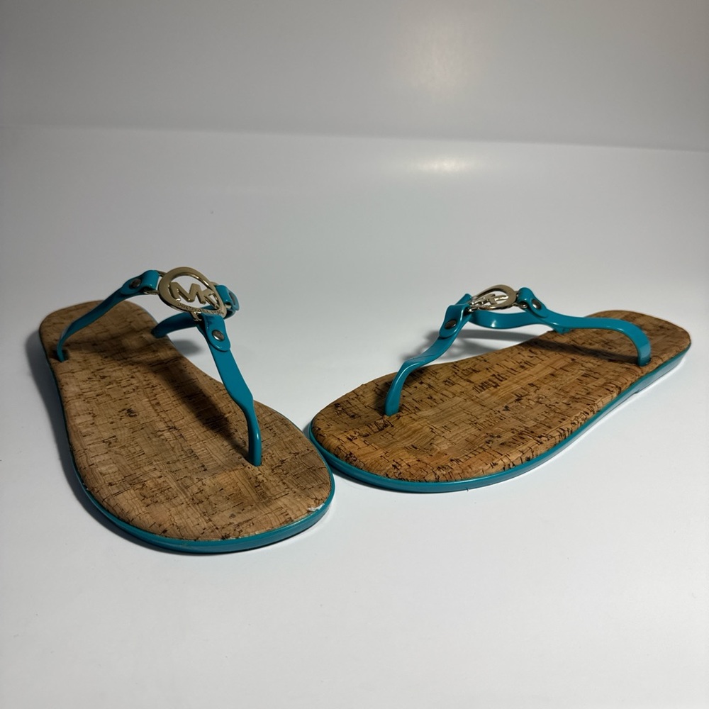 Michael Kors Blue Sandals